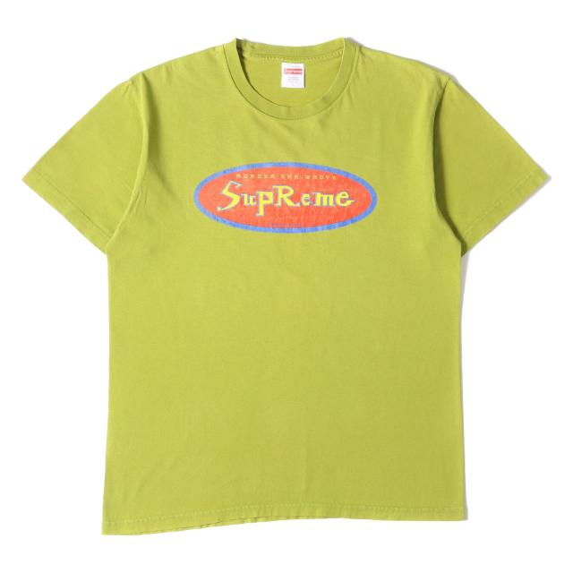 Supreme シュプリーム Tシャツ サイズ:L グラフィック ロゴ クルーネック Tシャツ Murder She Wrote Tee ライトグリーン アメリカ製 トップス カットソー 半袖【メンズ】【中古】【K4149】の通販は