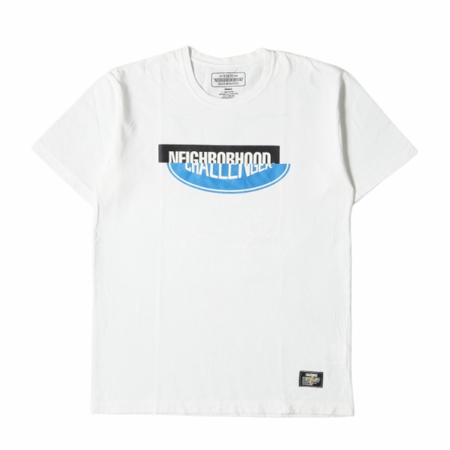 NEIGHBORHOOD ネイバーフッド Tシャツ サイズ:M 19AW CHALLENGER 10周年記念 旗艦店限定 コラボロゴ クルーネック Tシャツ ホワイト 白