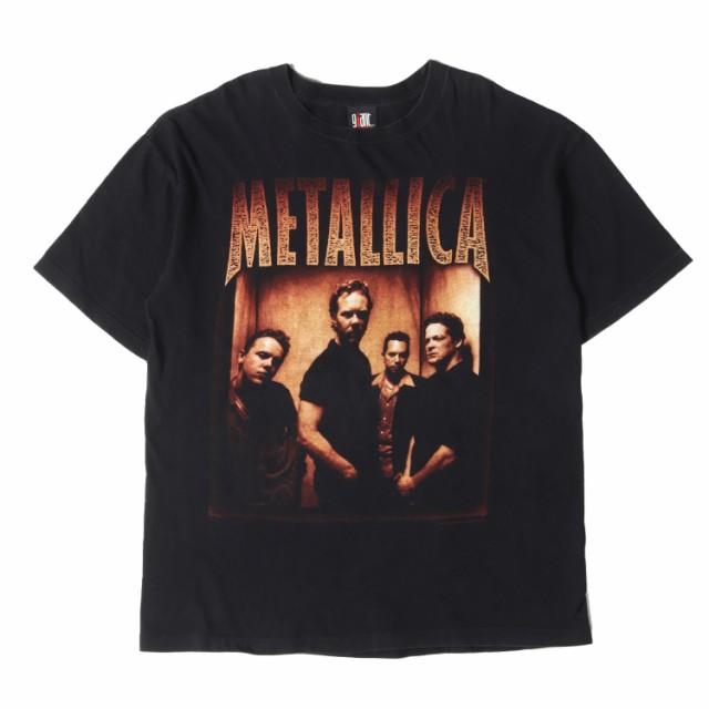 90s METALLICA NORTH AMERICA TOUR クルーネック Tシャツ giantボディ ブラック 黒 サイズ:L Vintage Music Item ヴィンテージ 古着 メタ