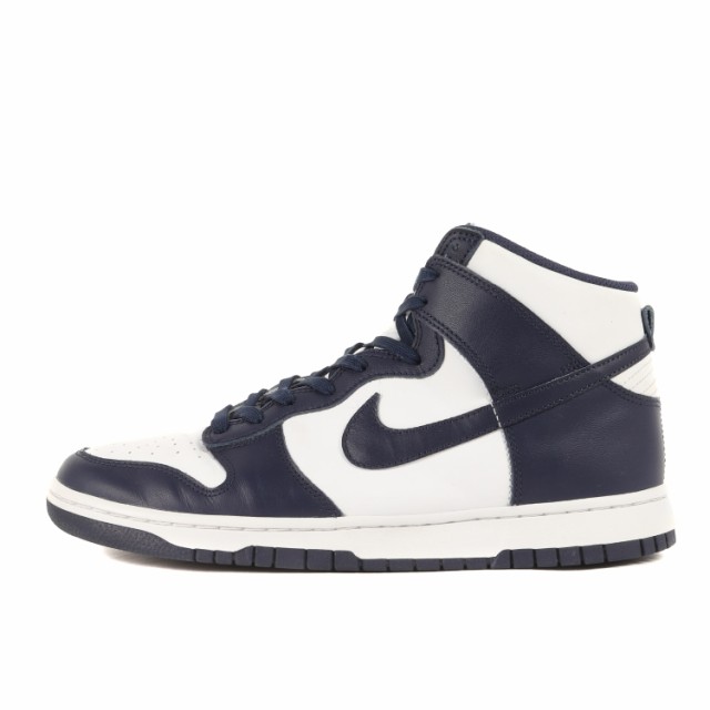 NIKE ナイキ サイズ:28.5cm 21AW DUNK HI RETRO ビラノバ大学カラー (DD1399-104) ダンク ハイ レトロ ホワイト ミッドナイトネイビー 白