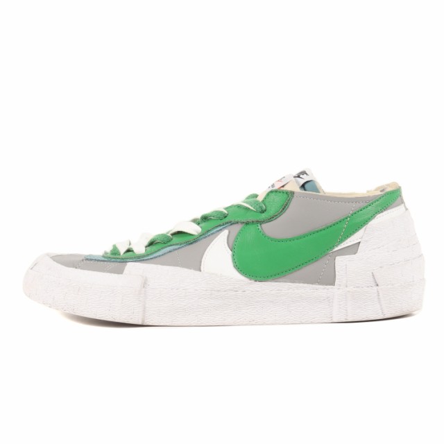 Sacai サカイ サイズ:29.0cm 21SS NIKE BLAZER LOW (DD1877-001) / SACAI ナイキ ブレーザー ミディアムグレー クラシックグリーン US11 ローカット スニーカー シューズ コラボ 靴【メンズ】【中古】【K4045】の通販はその他スニーカー