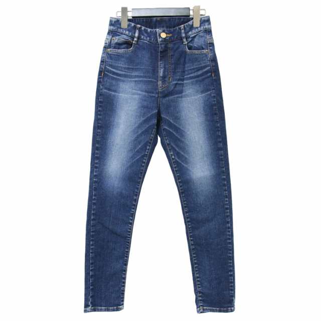 EPOCA エポカ パンツ インディゴ サイズ:36(XS) スキニー デニムパンツ TWENTY FOUR DENIM ストレッチ コットン 日本製 ボトムス ジーン