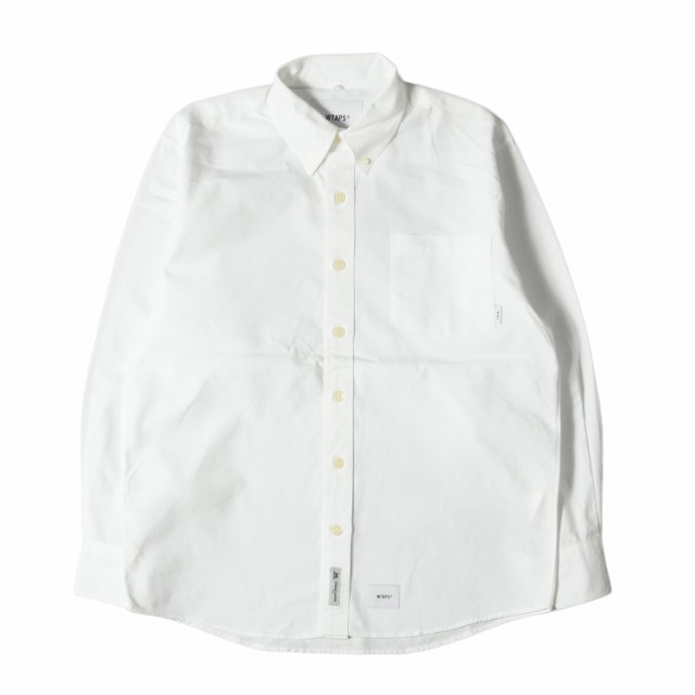 WTAPS ダブルタップス シャツ サイズ:S 20SS THOMAS MASON オックスフォード ボタンダウン シャツ BD LS 01 SHIRT COTTON OXFORD ホワイ