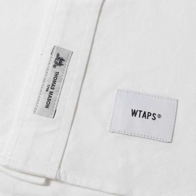 WTAPS ダブルタップス シャツ サイズ:S 20SS THOMAS MASON オックスフォード ボタンダウン シャツ BD LS 01 SHIRT COTTON OXFORD ホワイ