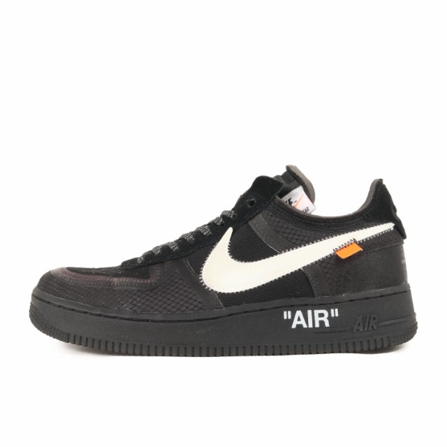 OFF-WHITE オフホワイト サイズ:27.5cm NIKE THE 10 : AIR FORCE 1 LOW (AO4606-001) ナイキ エア フォース1 ロー ブラック 黒 US9.5 ロ