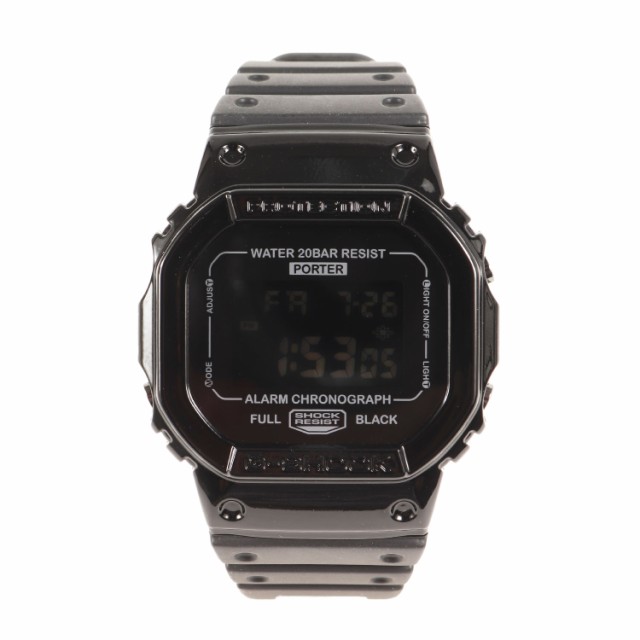 PORTER ポーター 00s 1000本限定 G-SHOCK DW-5600VT ブラック 黒 2009年 吉田カバン CASIO カシオ コラボ シリアルナンバー入り【メンズ