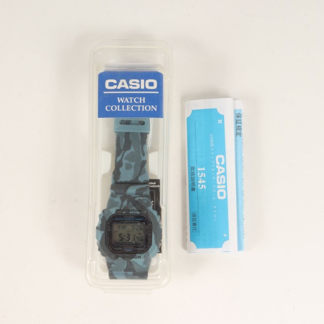 G-SHOCK ジーショック 00s DW-5600CF-2JF Gパイソン カモフラージュ 腕時計 ウォッチ ブルーカモ 2002年 CASIO カシオ【メンズ】【K4177