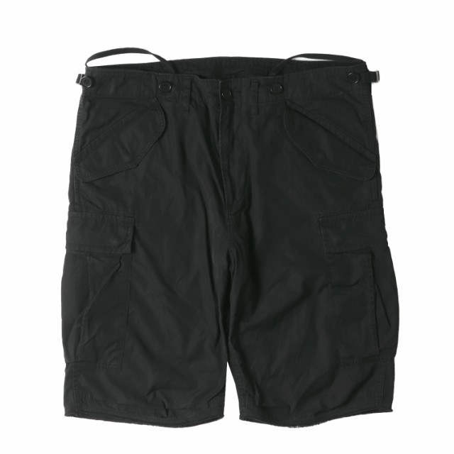 visvim ビズビム パンツ サイズ:3 21AW アイガー ミリタリー カーゴショーツ EIGER SANCTION SHORTS ブラック 黒 ボトムス ズボン ショー