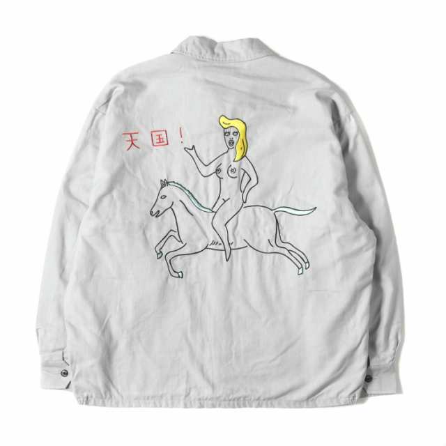 WACKO MARIA ワコマリア ジャケット サイズ:L 23AW 世界平和プロジェクト ヌードレディー ベトナム ジャケット VIETNAM JACKET グレー ア