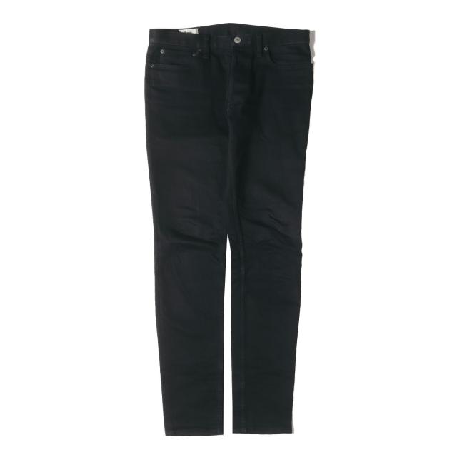 Rags McGREGOR ラグスマックレガー パンツ サイズ:32 スリム ストレッチ スキニー デニムパンツ SLIM 5P DENIM PANTS ボタンフライ ブラック 黒 ボトムス ジーンズ ジーパン 日本製【メンズ】【中古】【K4202】の通販は 5,914円