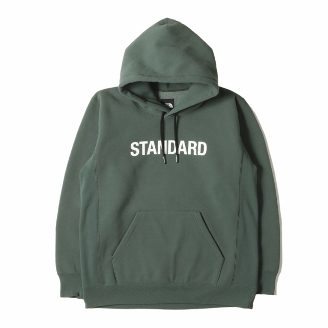 THE NORTH FACE ノースフェイス パーカー サイズ:M STANDARD店限定 リバースウィーブ スウェットパーカー STANDARD HOODIE オリーブ トッ