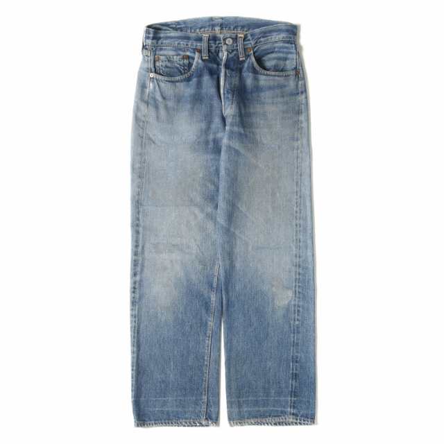 Levis / vintage ヴィンテージ リーバイス デニム パンツ サイズ:詳細参照(W28位) 50s 革パッチ 503BXX デニムパンツ インディゴ 35% ボ