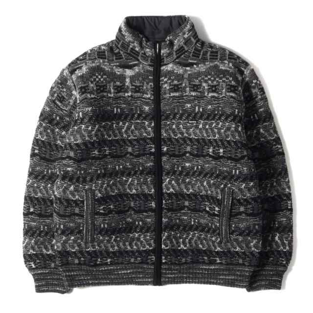 Supreme シュプリーム ジャケット サイズ:L 21AW Missoni 総柄 ニット リバーシブル 中綿ジャケット Reversible Knit Jacket ブラック 黒