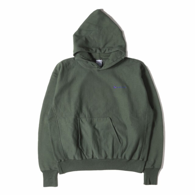 SAINT MICHAEL セントマイケル パーカー サイズ:M 23AW チャンピオン パロディーロゴ スウェットパーカー HOODIE / LOGO グリーン トップ