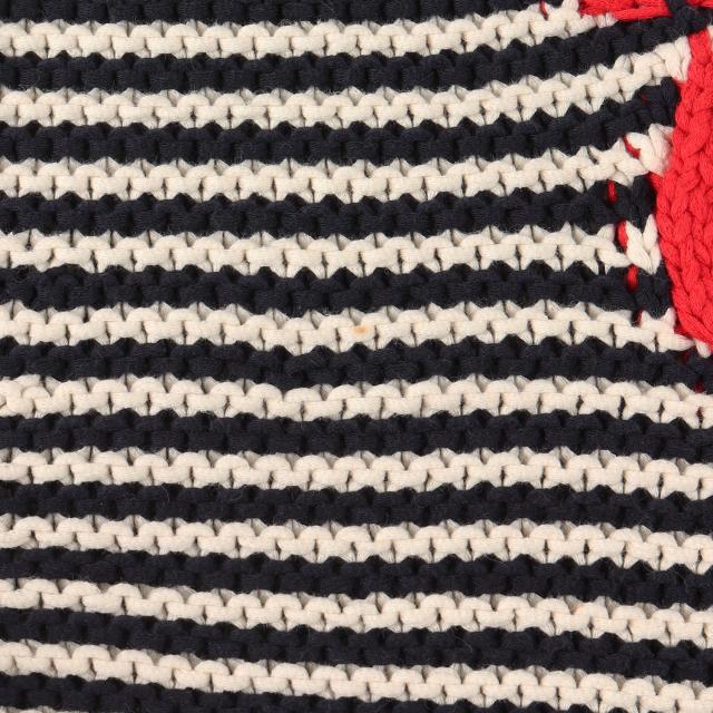 BROOKS BROTHERS ブルックスブラザーズ ニット サイズ:L 22AW グラフィック ジャガード ボーダー コットン ニット ネイビー オフホワイト レッド トップス セーター プルオーバー【メンズ】【中古】【K4233】 BROOKS BROTHERS ブルックスブラザーズ ニット サイズ:L 22AW