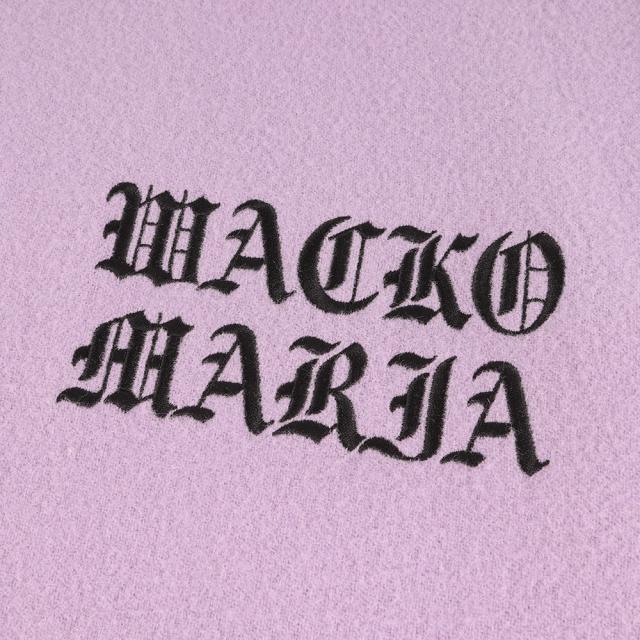 ワコマリア WACKO MARIA ピンク ロゴ刺繍 ワコマリア WACKO MARIA ピンク ロゴ刺繍