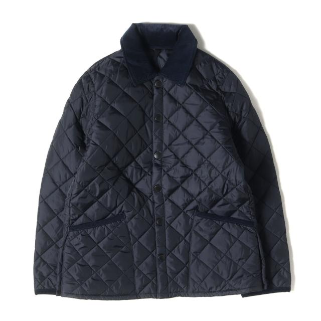 BARBOUR バブアー ジャケット サイズ:36 ニューリッズデイル キルティング ジャケット NEW LID DESDALE NYLON ネイビー 紺 アウター ブルゾン コート 上着【メンズ】【中古】【K4236】の通販は