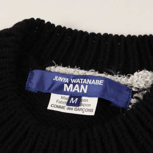 JUNYA WATANABE MAN COMME des GARCONS ジュンヤワタナベ マン コムデギャルソン ニット サイズ:M 24SS ブロックチェック コットン リネ