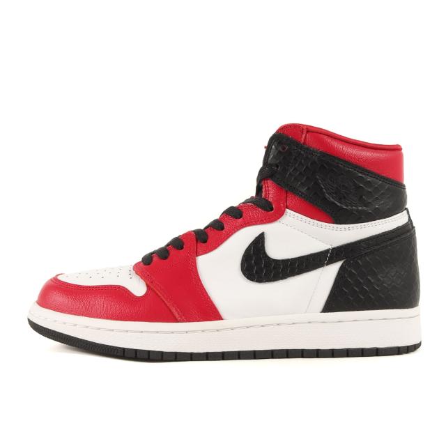 NIKE ナイキ サイズ:25.0cm WMNS AIR JORDAN 1 HIGH OG SATIN SNAKE (CD0461-601) ウィメンズ エア ジョーダン1 ハイ ジムレッド ホワイト ブラック WMNS US8 ハイカット スニーカー シューズ 靴【メンズ】【中古】【美品】【K4251】の通販は