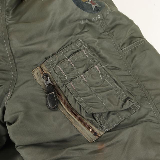 50〜60s 米軍実物 コヨーテファー N-3B フライトジャケット 50〜60s 米軍実物 コヨーテファー N-3B フライトジャケット