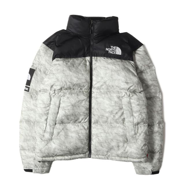 Supreme シュプリーム ジャケット サイズ:M THE NORTH FACE ペーパープリント ヌプシ ダウンジャケット (Paper Print Nuptse Jacket) アウター ブルゾン 上着 コラボ【メンズ】【中古】【美品】【K4259】
