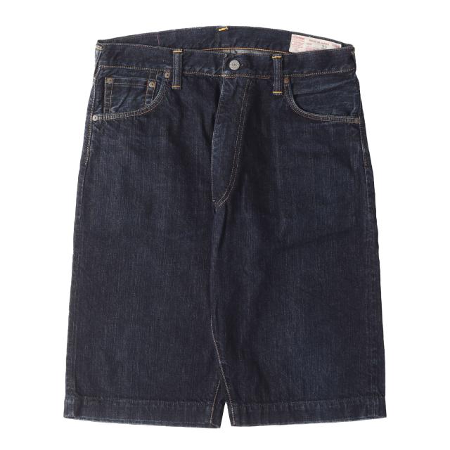 EVISU エヴィス パンツ サイズ:32 7001 カモメ ペイント デニム ショーツ インディゴ ボトムス ズボン ショートパンツ【メンズ】【中古】【K4259】の通販は