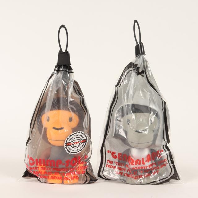 A BATHING APE - A BATHING APE ア ベイシング エイプ 00s マイロ フィギュア 7体セット (チンプマイロ/ジェネラル/マイロボーグ/フットトルーパー) ファッション アイテム インテリア【メンズ】【中古】 A BATHING APE ア ベイシング エイプ 00s マイロ フィギュア 7体