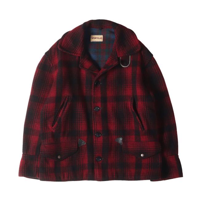 U.S.VINTAGE ヴィンテージ 40s SPORTCLAD チェック ウール 