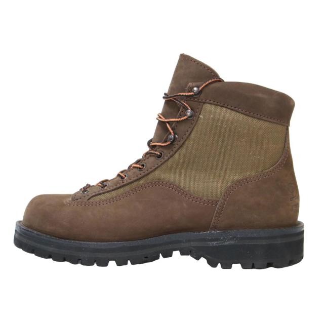 DANNER ダナー サイズ:6.5(24.5cm) ダナーライト 2 ゴアテックス ブーツ / DANNER LIGHT 2 33000X GORE-TEX レースアップ ヌバック 黒タグ ブラウン シューズ 靴 USA製【レディース】【中古】【K4266】