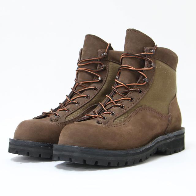 DANNER ダナー サイズ:6.5(24.5cm) ダナーライト 2 ゴアテックス ブーツ / DANNER LIGHT 2 33000X GORE-TEX レースアップ ヌバック 黒タグ ブラウン シューズ 靴 USA製【レディース】【中古】【K4266】