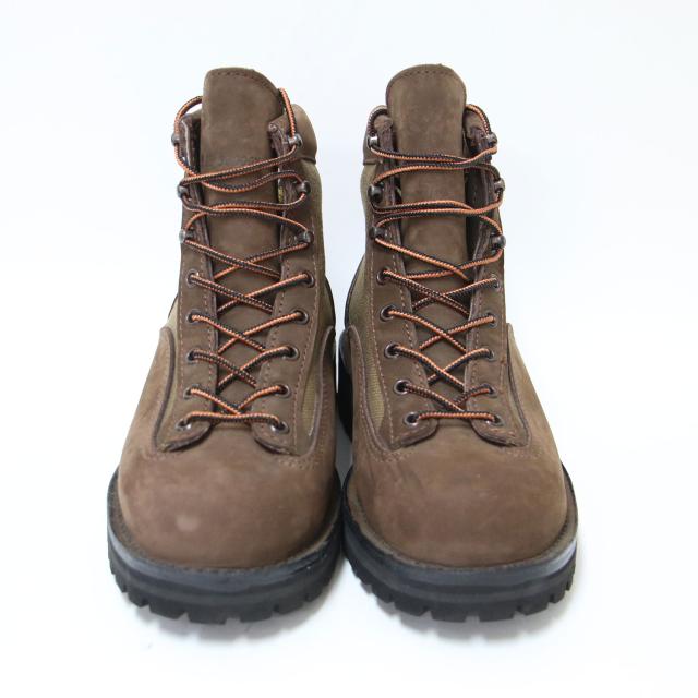 DANNER ダナー サイズ:6.5(24.5cm) ダナーライト 2 ゴアテックス ブーツ / DANNER LIGHT 2 33000X GORE-TEX レースアップ ヌバック 黒タグ ブラウン シューズ 靴 USA製【レディース】【中古】【K4266】