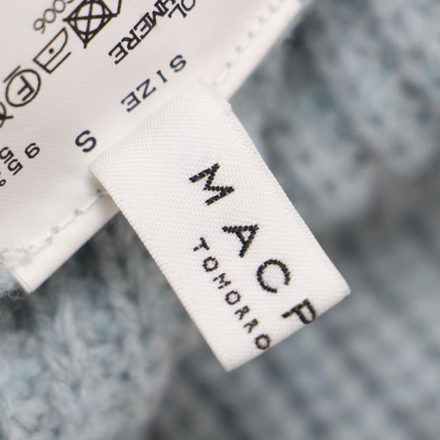 MACPHEE マカフィー ベスト ライトブルー サイズ:36(9号) ラム カシミヤ クルーネック ベスト / ニット ボックスシルエット トップス セーター【レディース】【中古】【K4270】_3
