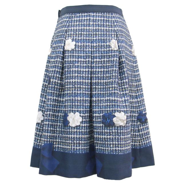 エムズグレイシー　フレアースカート ストレッチツイル 立体フレアスカート【JM2384BF】 商品詳細｜jolie