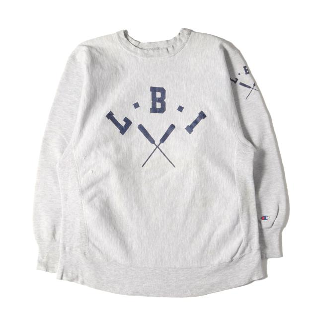 Champion vintage チャンピオン ヴィンテージ スウェット サイズ:詳細参照(L位) 90s カレッジプリント リバースウィーブ スウェット アッシュグレー トップス トレーナー【メンズ】【中古】【K4303】 Champion vintage チャンピオン ヴィンテージ スウェット サイズ:詳細