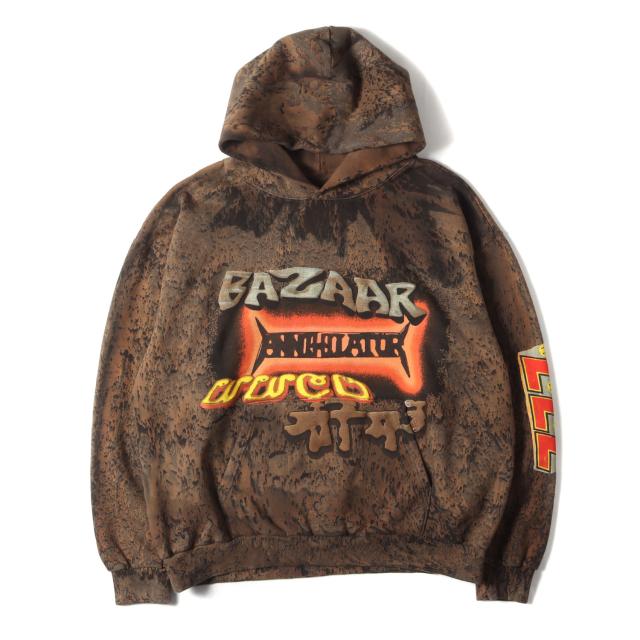 Travis Scott トラヴィス・スコット パーカー サイズ:XXL 24AW CACTUS PLANT FLEA MARKET オーバーサイズ スウェット パーカー ブラウン系 トップス フーディー【メンズ】【中古】【新品同様】【K4303】の通販は 31,246円