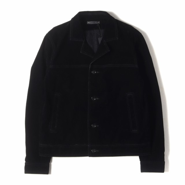 MINEDENIM マインデニム ジャケット サイズ:4 24AW ベルベット デニム トラッカー ジャケット (Velvet Denim 4B JKT 2410-8002) ブラック 黒 アウター ブルゾン 上着【メンズ】【中古】【新品同様】【K4307】