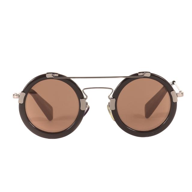 Yohji Yamamoto ヨウジヤマモト ラウンドサングラス ブラック Yohji