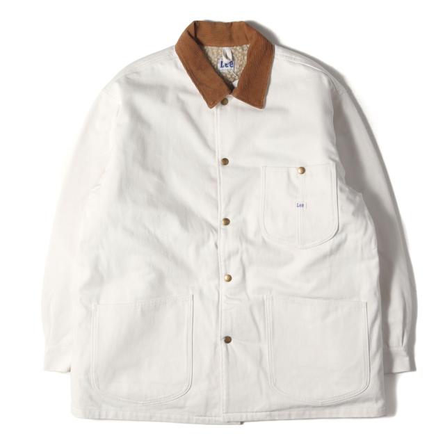 WACKO MARIA ワコマリア ジャケット サイズ:L 23AW Lee 裏ウールボア ホワイトデニム カバーオール (COVERALL) オフホワイト 白 アウター ブルゾン コート 上着 コラボ【メンズ】【K4317】 WACKO MARIA ワコマリア ジャケット サイズ:L 23AW Lee 裏ウールボア