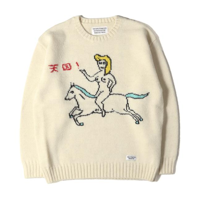 未使用品　ワコマリア　wackomaria セーター WACKO MARIA(ワコマリア) / 21ss/フラワージャガードセーター