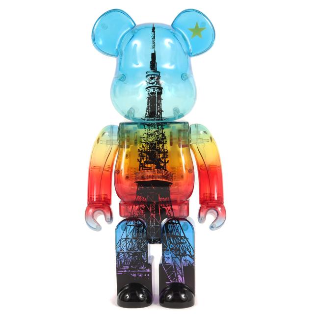 MEDICOM TOY - MEDICOM TOY メディコムトイ 2015年モデル BE@RBRICK 400% TOKYO TOWER MAGIC TIME Ver. 東京タワー マジックタイム ブルー オレンジ系 400% 箱付き 【メンズ】 MEDICOM TOY メディコムトイ 2015年モデル BE@RBRICK 400% TOKYO