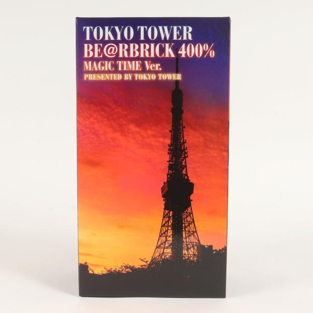 MEDICOM TOY - MEDICOM TOY メディコムトイ 2015年モデル BE@RBRICK 400% TOKYO TOWER MAGIC TIME Ver. 東京タワー マジックタイム ブルー オレンジ系 400% 箱付き 【メンズ】 MEDICOM TOY OFFICIAL BLOG（メディコム・トイ オフィシャル