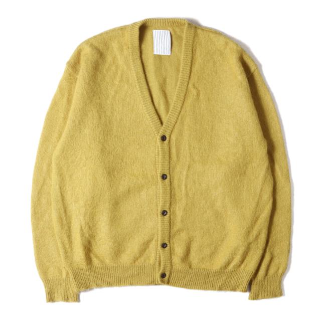 Stripes For Creative S.F.C ストライプ フォー クリエイティブ カーディガン サイズ:XL 21AW モヘヤニット カーディガン (MOHAIR CARDIGAN) マスタード トップス セーター【メンズ】【中古】【美品】【K4325】 Stripes For Creative S.F.C ストライプ フォー クリエイティブ
