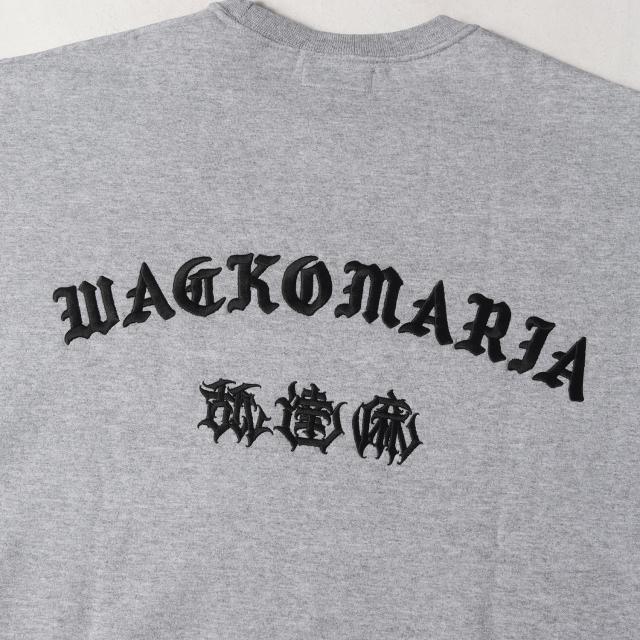 新品未使用！ワコマリア 24SS クルーネック スウェットシャツ WACKO MARIA(ワコマリア) 24SS スウェット ブラック サイズ XL