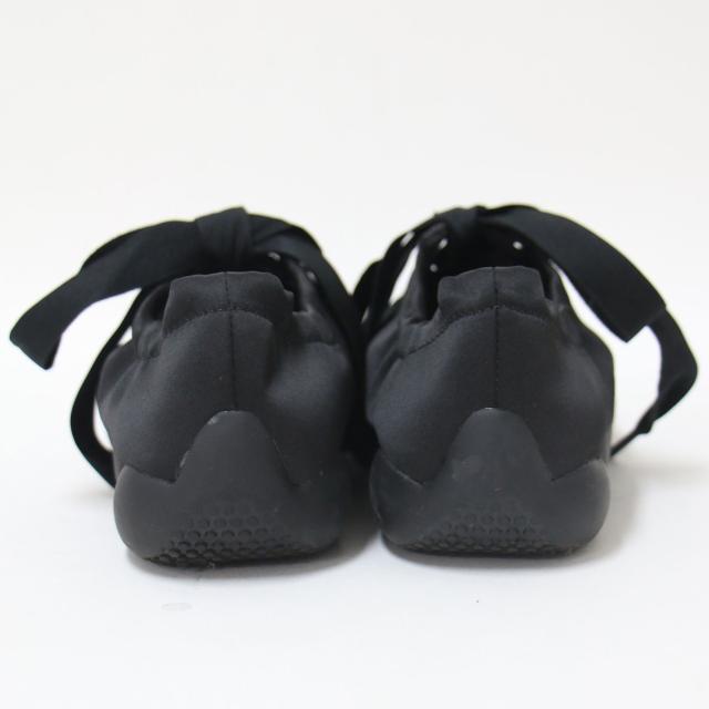 JW PEI ジェイダブリューペイ ブラック 黒 サイズ:36(23.0cm) / 24秋冬 バレリーナ スニーカー / FLAVIA BALLERINA SNEAKERS / レースアップ サテン リボン / ローカット シューズ 靴【レディース】【中古】【K4331】