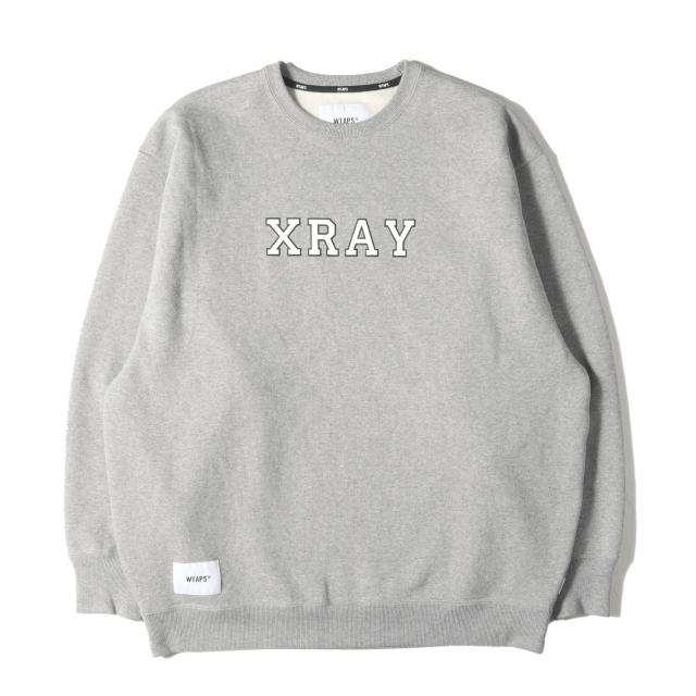 トップス WTAPS ACADEMY SWEATER COTTON ASH GRAY XL WTAPS ACADEMY SWEATER COTTON ASH GRAY XL