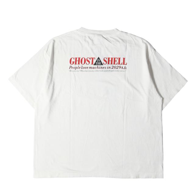 SAINT MICHAEL セントマイケル Tシャツ サイズ:XL / 24AW GHOST IN THE SHELL / 攻殻機動隊 ヴィンテージ加工 クルーネック Tシャツ (GS_SS TEE / GITS) / ホワイト 白 / トップス カットソー 半袖 / コラボ【メンズ】【K4331】の通販は