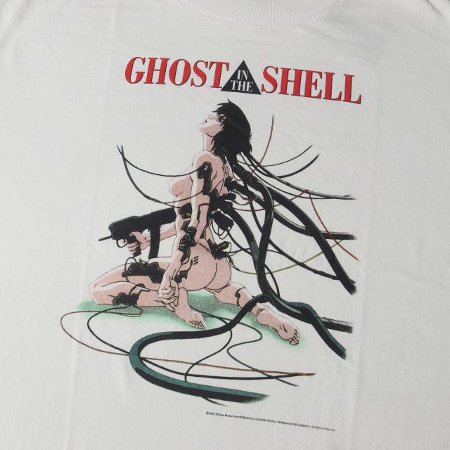 SAINT MICHAEL セントマイケル Tシャツ サイズ:XL / 24AW GHOST IN THE SHELL / 攻殻機動隊 ヴィンテージ加工 クルーネック Tシャツ (GS_SS TEE / GITS) / ホワイト 白 / トップス カットソー 半袖 / コラボ【メンズ】【K4331】の通販は
