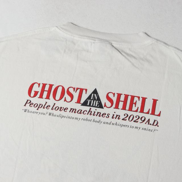 SAINT MICHAEL セントマイケル Tシャツ サイズ:XL / 24AW GHOST IN THE SHELL / 攻殻機動隊 ヴィンテージ加工 クルーネック Tシャツ (GS_SS TEE / GITS) / ホワイト 白 / トップス カットソー 半袖 / コラボ【メンズ】【K4331】の通販は