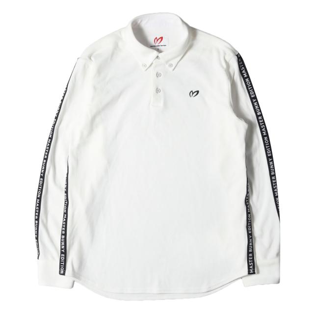 MASTER BUNNY EDITION マスターバニーエディション ポロシャツ サイズ6 / アイコン刺繍 ボタンダウン ロングスリーブ ポロシャツ / ホワイト 白 / トップス カットソー 長袖【メンズ】【中古】【K4337】の通販は 6,600円