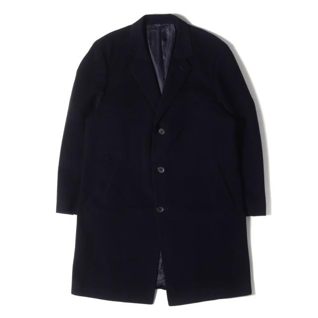 BROOKS BROTHERS ブルックスブラザーズ コート サイズ:42R / ウール モッサ 3B チェスターコート / ダークネイビー 紺 / アウター ジャケット 上着【メンズ】【中古】【K4337】の通販は